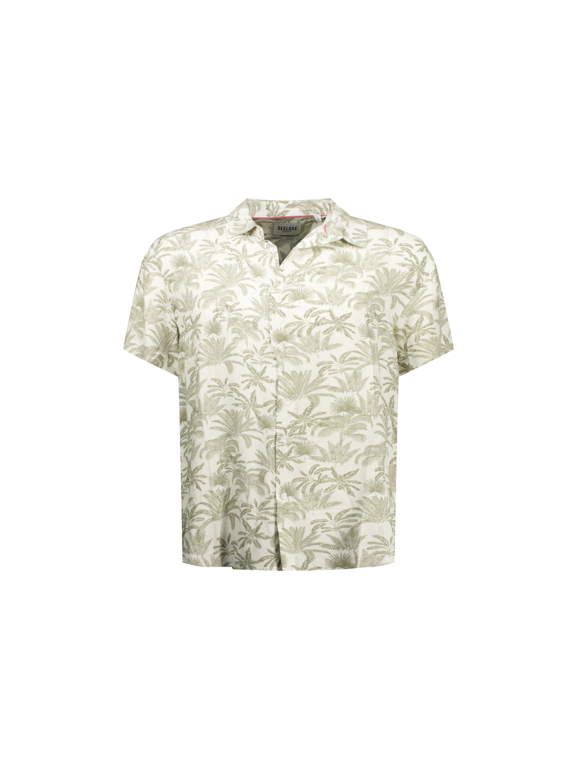 Coupe regular Chemise 'Wilson' Deeluxe en vert : devant