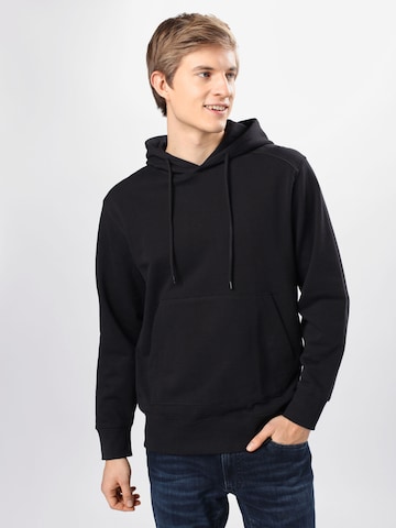 Sweat-shirt 'Jackson' SELECTED HOMME en noir : devant