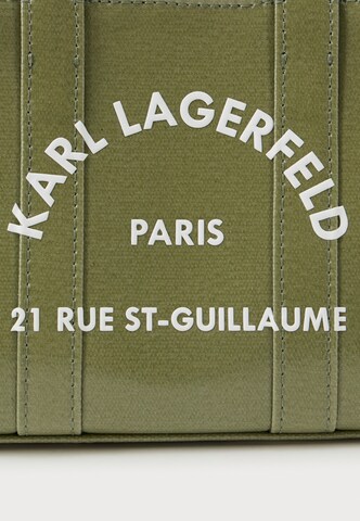 Borsa a mano di Karl Lagerfeld in verde