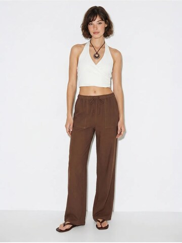 Bianco Lucci Wide leg Trousers 'Hose' in Brown