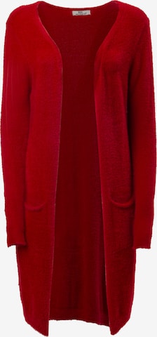 Influencer Knit cardigan in Red: front