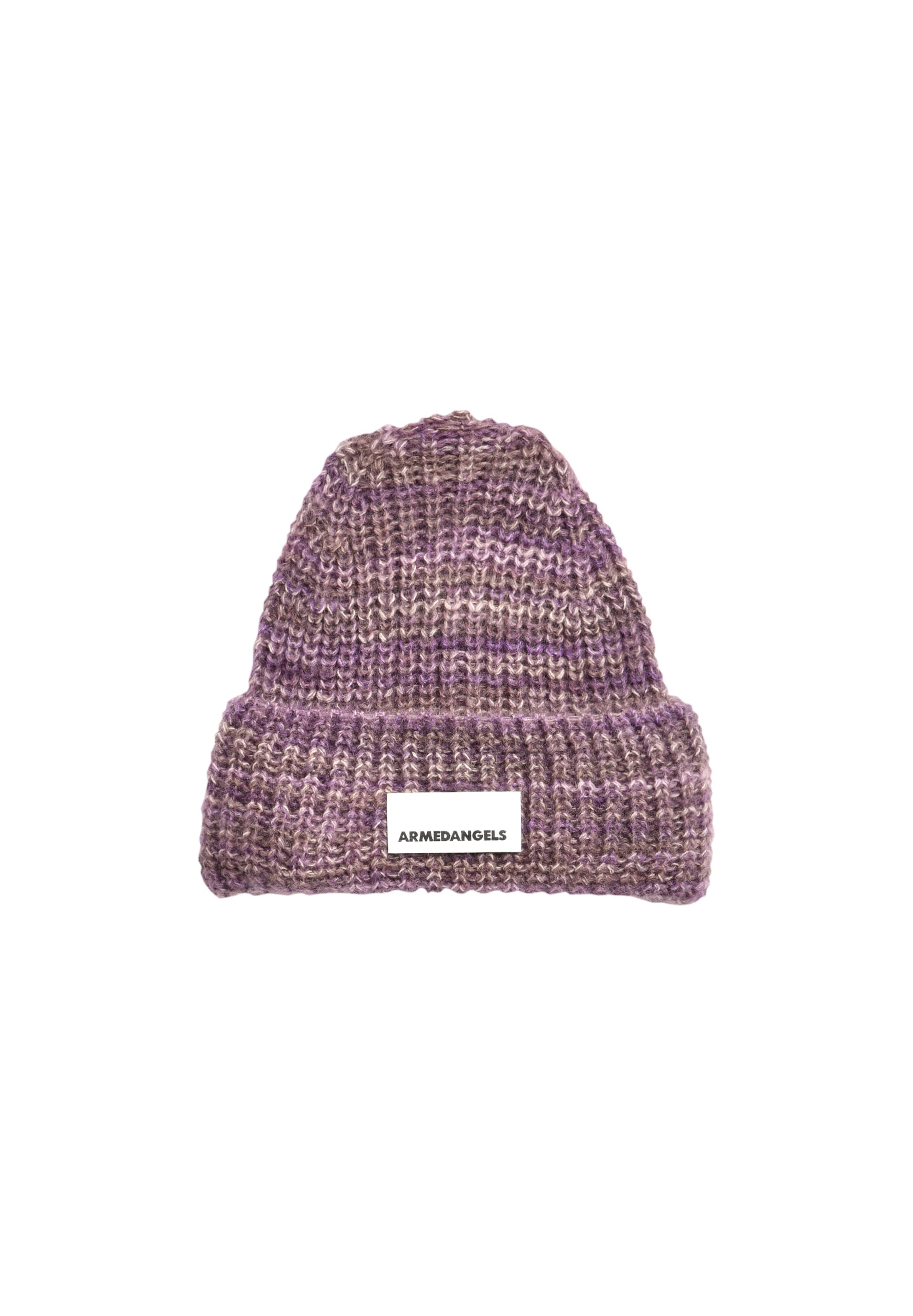 ARMEDANGELS Beanie in Purple: front