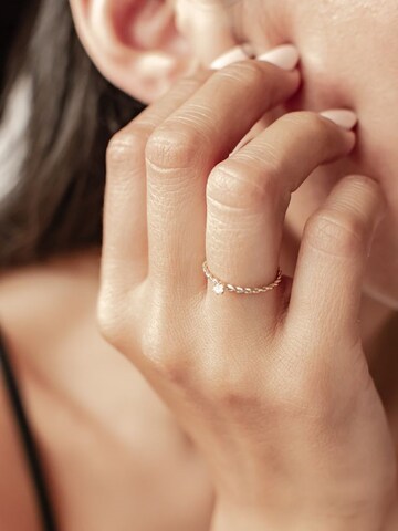 Dear Me - Anillo 'Together Diamond' en oro: frente