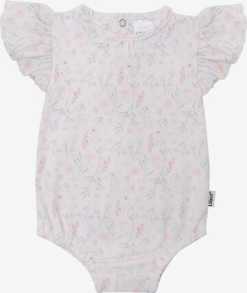 LILIPUT Romper/Bodysuit 'Blumen' in White: front