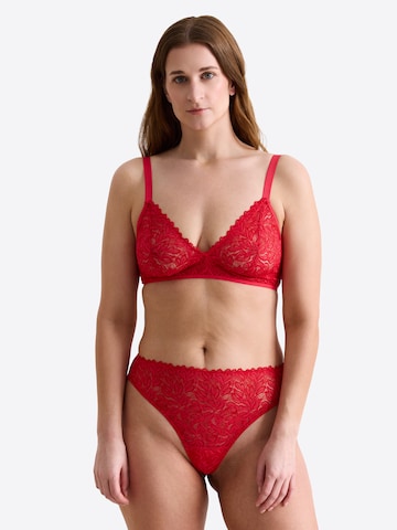Erlich Textil String 'Dreamy' in Rood: voorkant