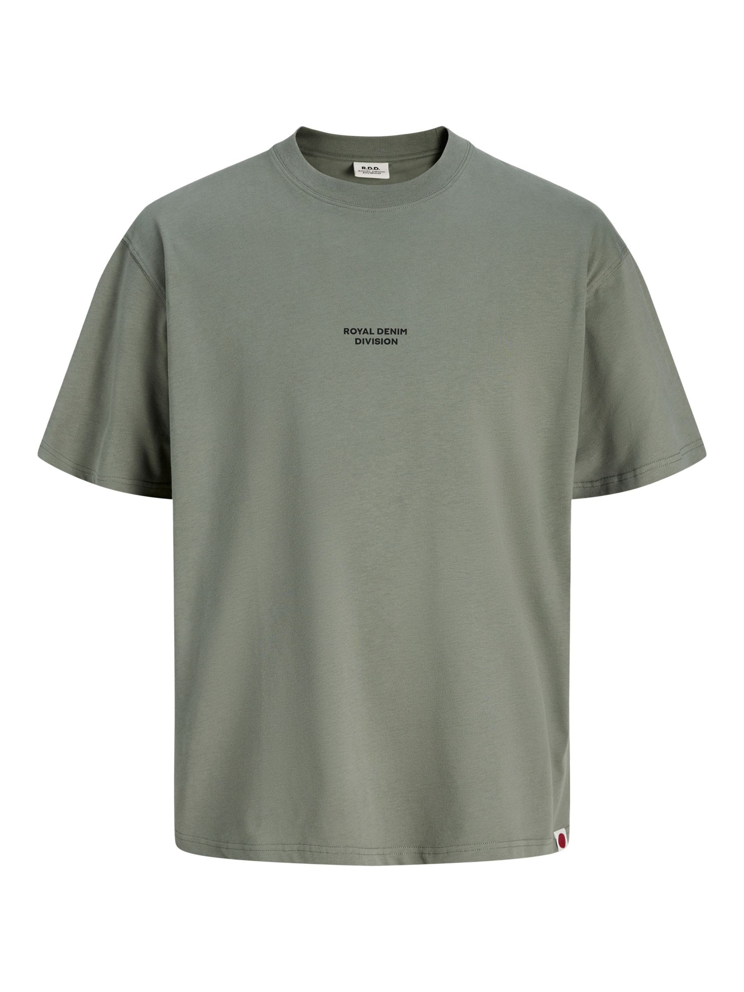 T-Shirt R.D.D. ROYAL DENIM DIVISION en vert : devant