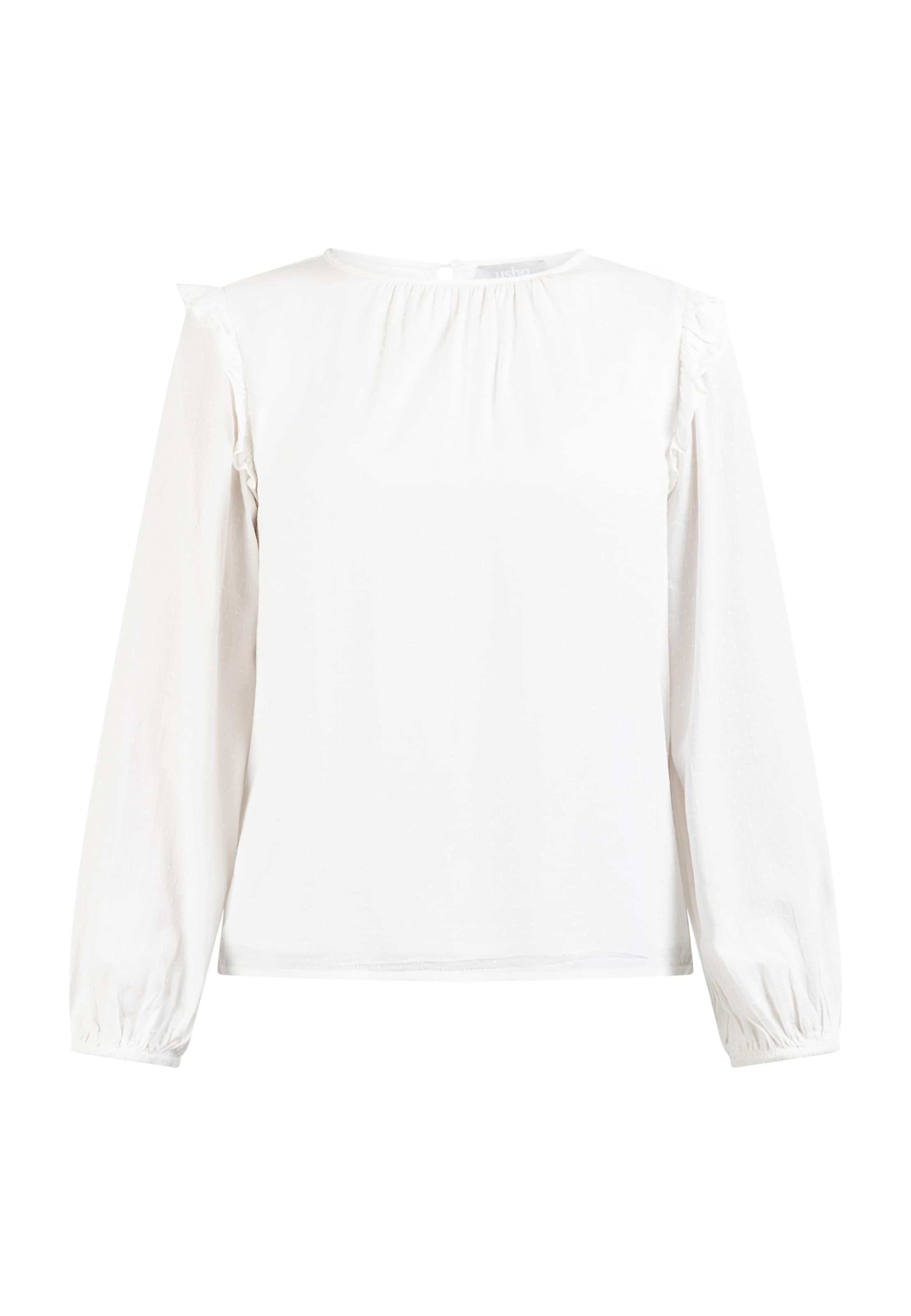 Usha Shirt in Weiß: Vorderseite