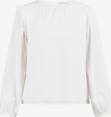 Usha - Blusa en blanco: frente