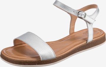 Apple of Eden Strap Sandals 'Isa' in Silver: front