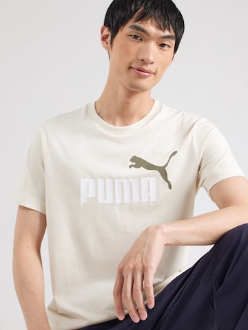 PUMA Functioneel shirt 'ESS No. 1' in Wit: voorkant