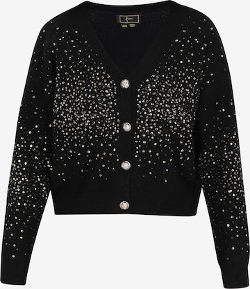 fainaKardigan - crna boja: prednji dio