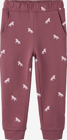 NAME IT Broek 'NMFVALBA' in Rood: voorkant
