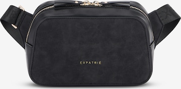 Expatrié Crossbody bag 'Fleur' in Black: front