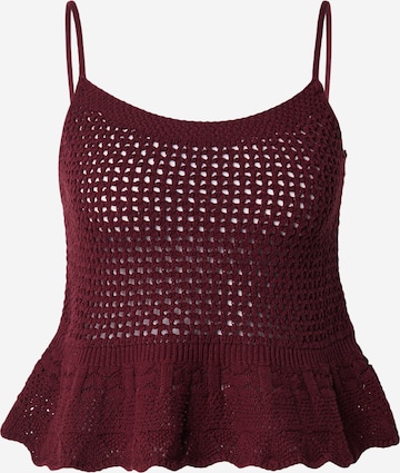 ONLY Knitted top in Red: front