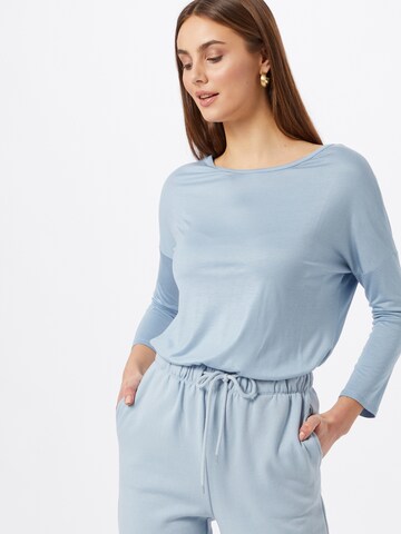 VILA Shirt 'Scoop' in Blauw: voorkant