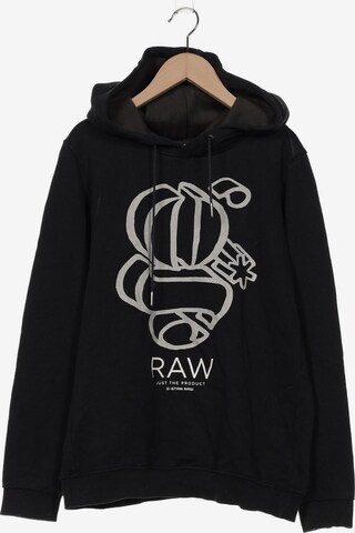 G-Star RAW Sweatshirt & Zip-Up Hoodie in L in Black: front