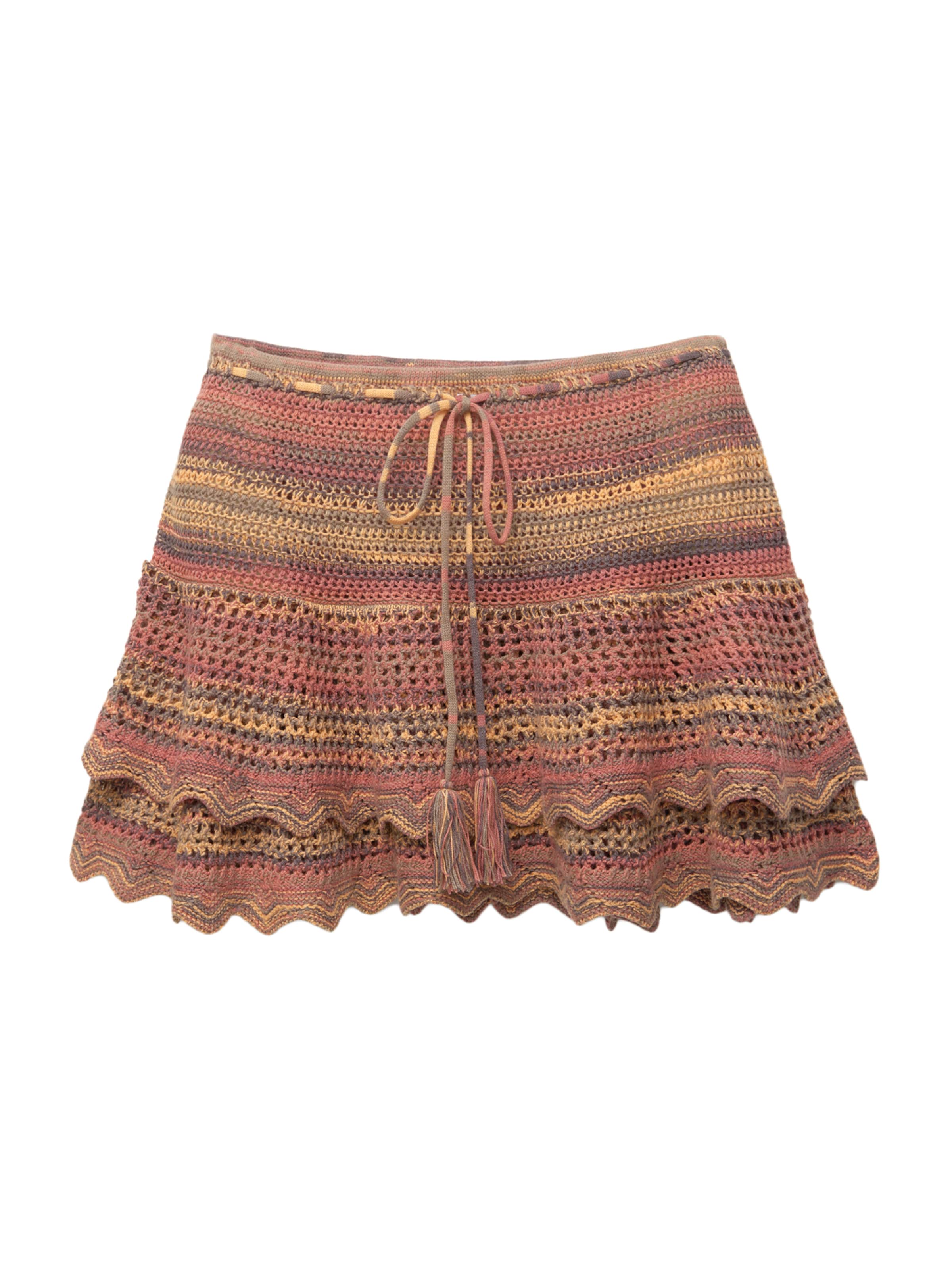 Fustă de la Pull&Bear pe maro: față