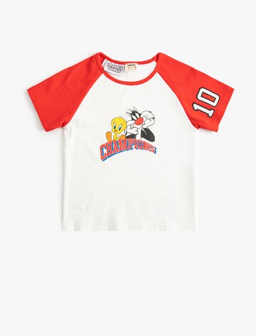 Koton T-Shirt in Weiß: Vorderseite