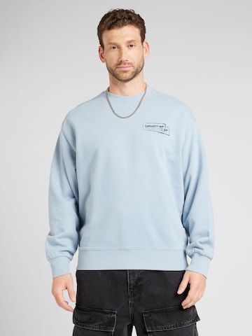 Carhartt WIP Sweatshirt 'Stamp' i blå