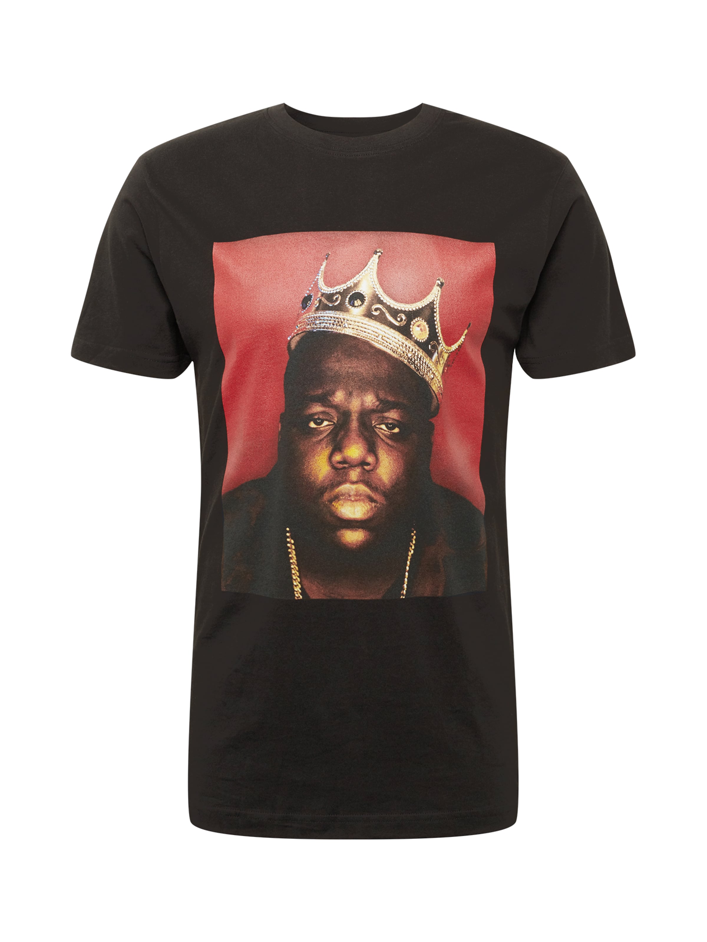 Mister Tee Póló 'Notorious Big Crown' - fekete: elől