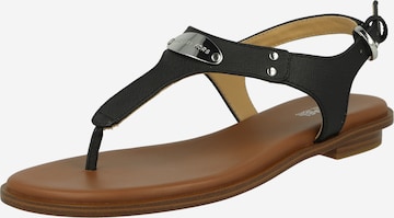 Tongs MICHAEL Michael Kors en noir : devant