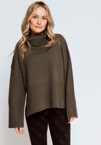 Zhrill Sweater in Green: front