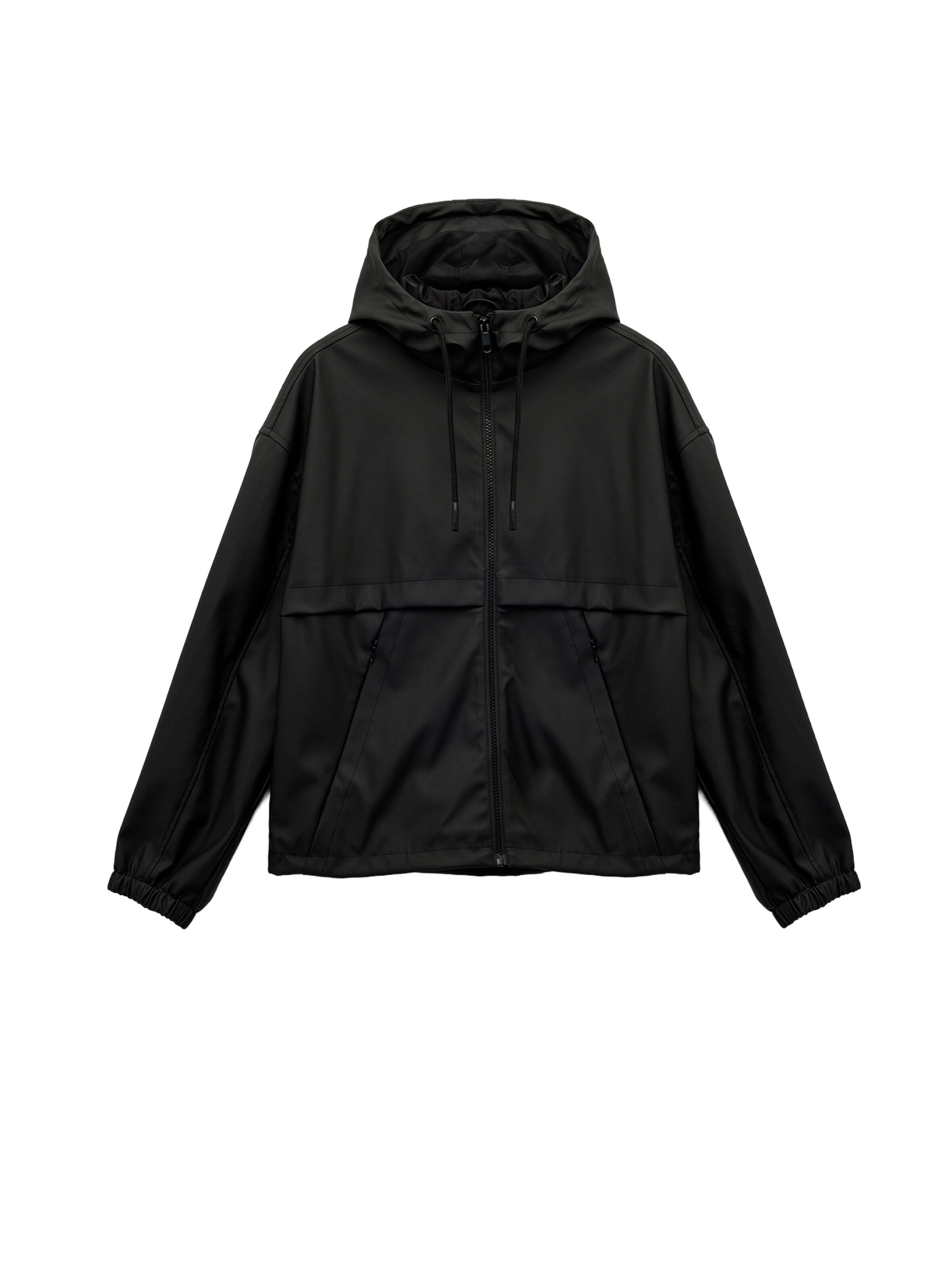 Koton Between-Season Jacket in Black: front