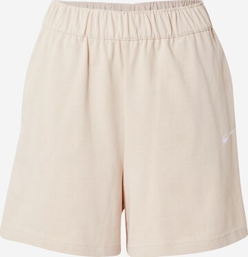 Nike Sportswear - Pantalón en beige: frente