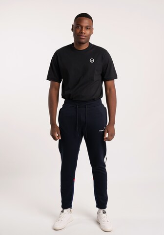 Sergio Tacchini Tapered Broek 'NEST' in Blauw