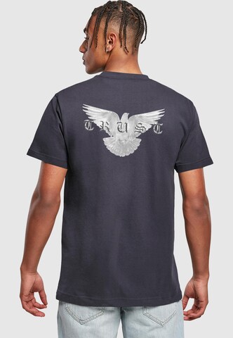 T-Shirt 'Trust Dove' Mister Tee en bleu : devant