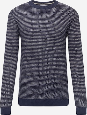 SELECTED HOMME Trui 'Wes' in Blauw: voorkant