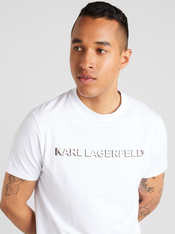 Tricou de la Karl Lagerfeld pe alb