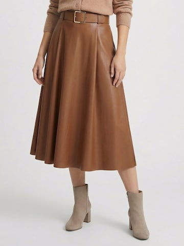 Guido Maria Kretschmer Women Φούστα 'Sally' σε καφέ: μπροστά