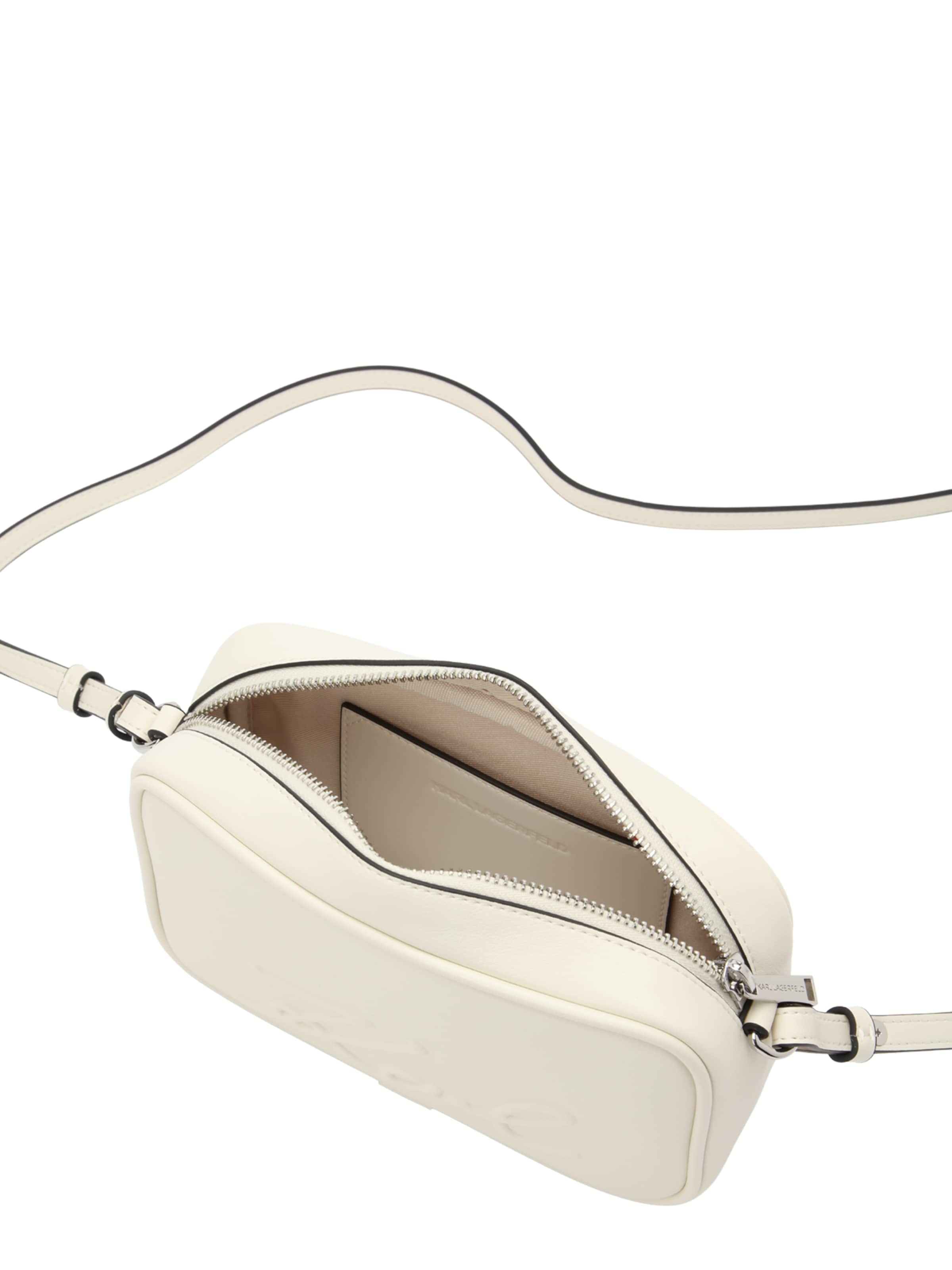 Karl Lagerfeld Τσάντα ώμου σε λευκό