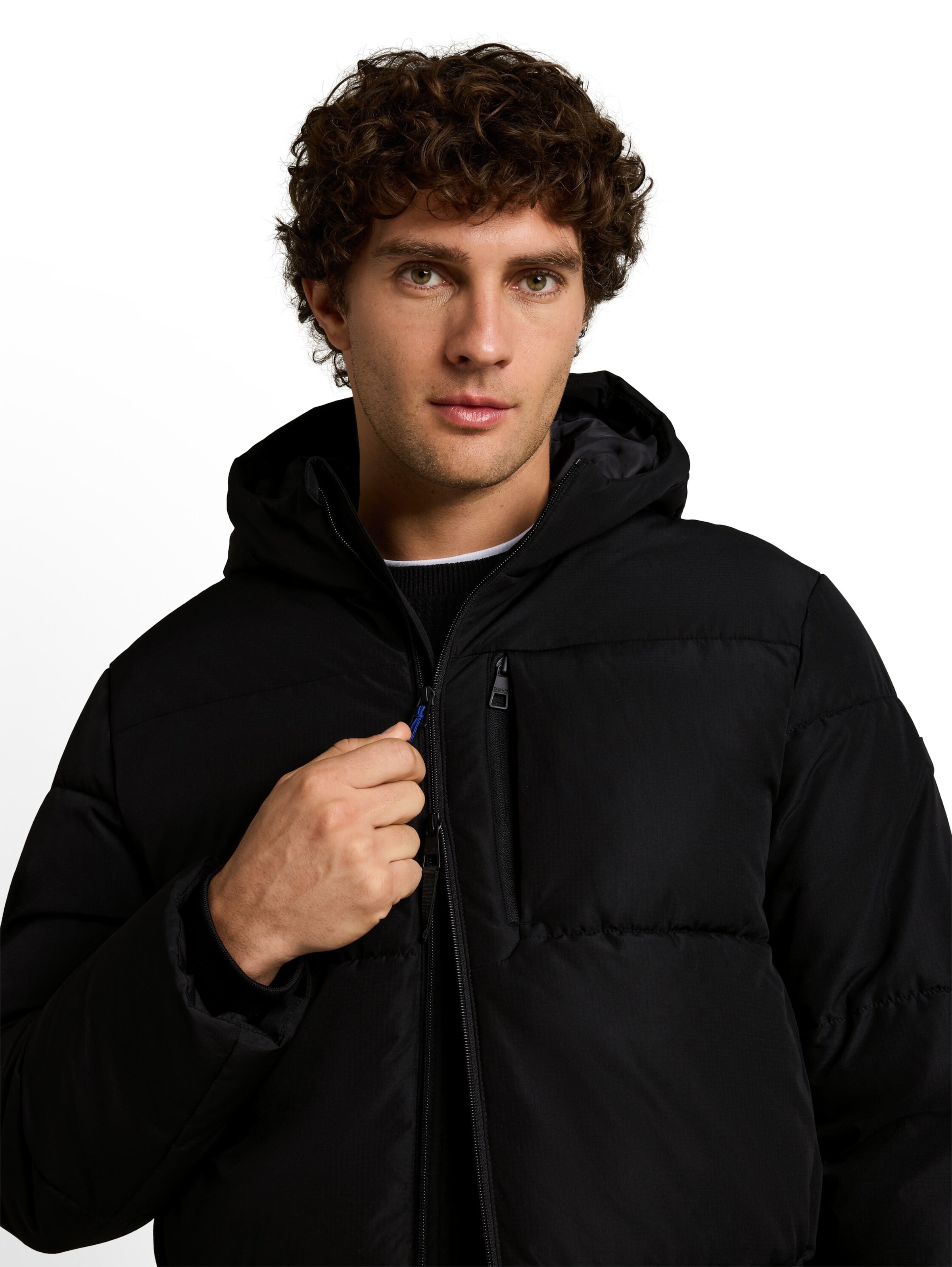 Veste d’hiver TOM TAILOR DENIM en noir