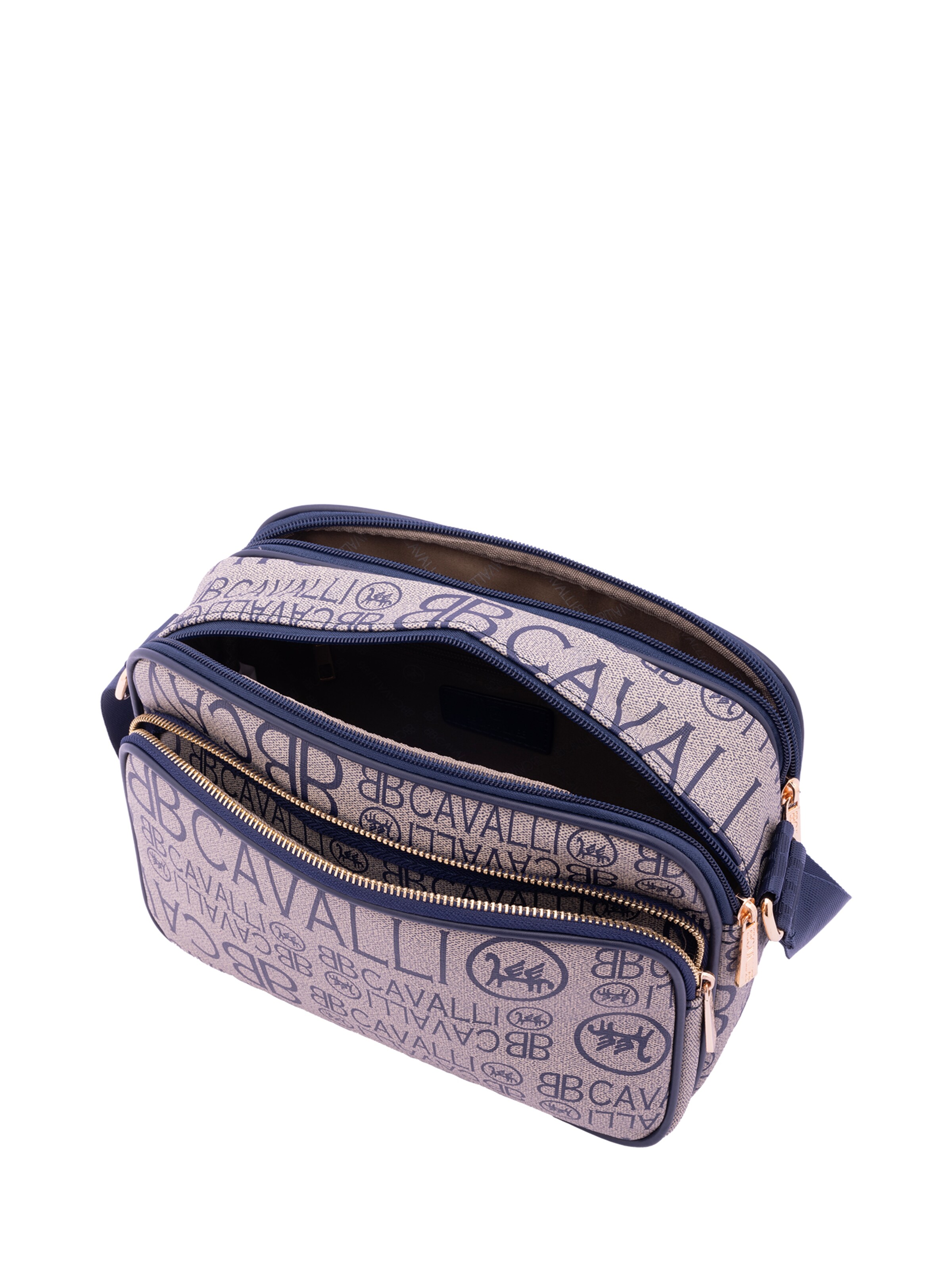 Borsa a tracolla 'Borsa a Tracolla B Cavalli Donna con Zip e Tasche Regolabile 29x18x12 cm' di B. Cavalli in blu