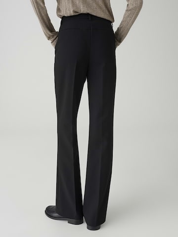 OPUS Wide leg Pleated Pants 'Maiga' in Black