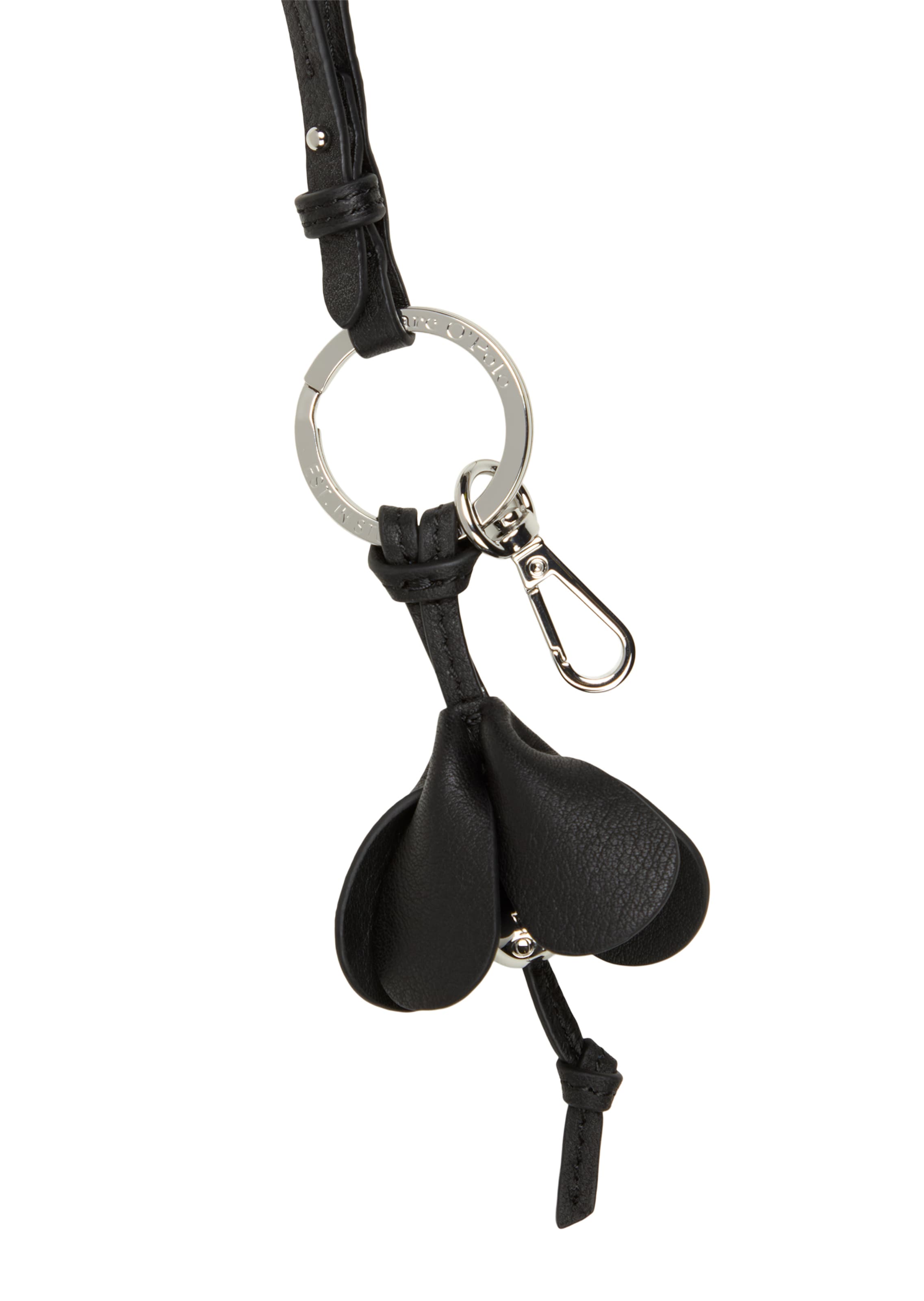 Marc O'Polo Key Ring in Black: front