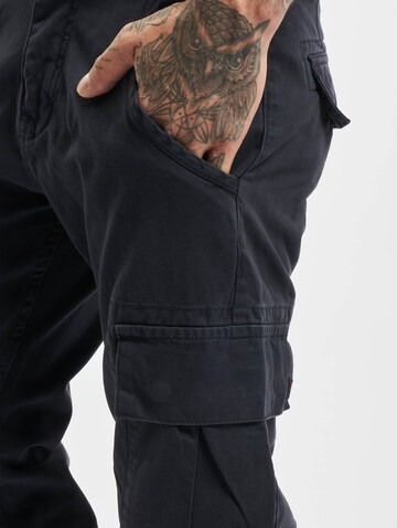 ALPHA INDUSTRIES Regular Cargo Pants 'Agent' in Blue