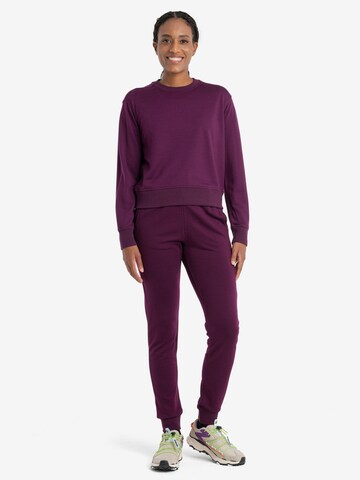 ICEBREAKER - Sweatshirt 'Crush II' em roxo