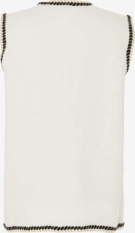 ZITHA Gebreid vest in Beige