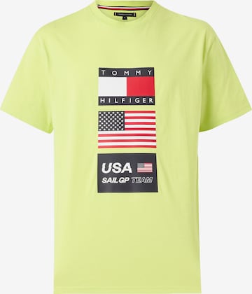 TOMMY HILFIGER Koszulka 'SAILGP SAILING' w kolorze zielony: przód