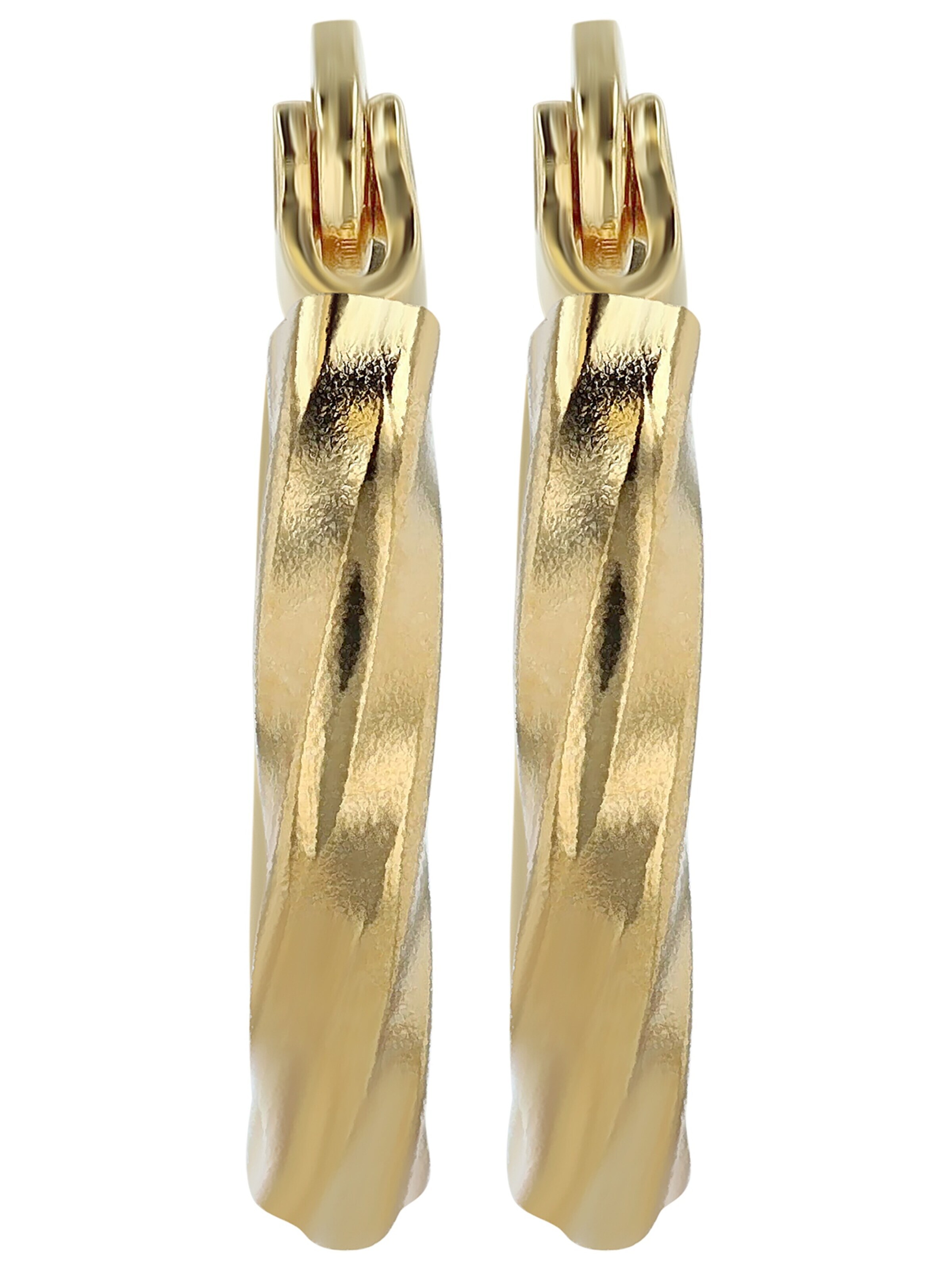 Akzent Earrings 'Adla, langlebig' in Gold: front