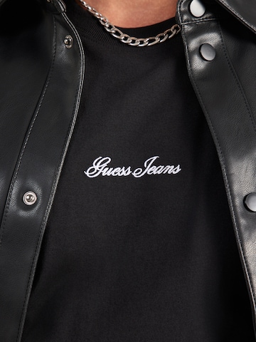 GUESS JEANS Koszulka w kolorze czarny