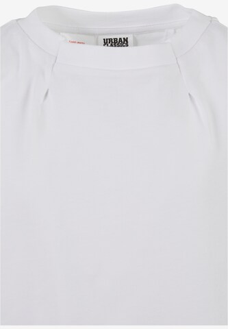 Urban Classics T-shirt 'Pleat' i vit