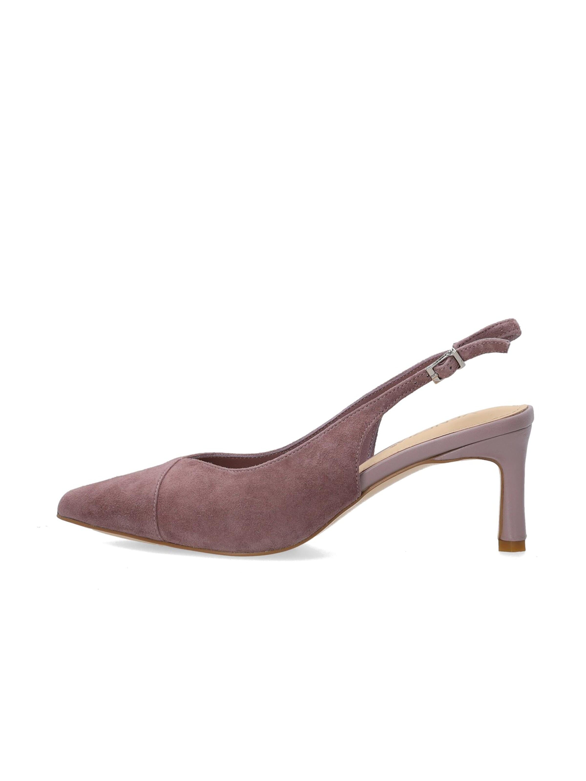 VENEZIA Slingback Pumps in Purple: front