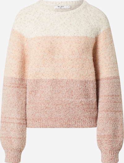 Pullover 'Fluffy Multi Color Knitted Sweater' NA-KD di colore rosa, Visualizzazione prodotti