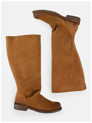 Felmini Wide Fit Boots in Brown
