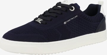 Baskets basses TOM TAILOR en bleu : devant