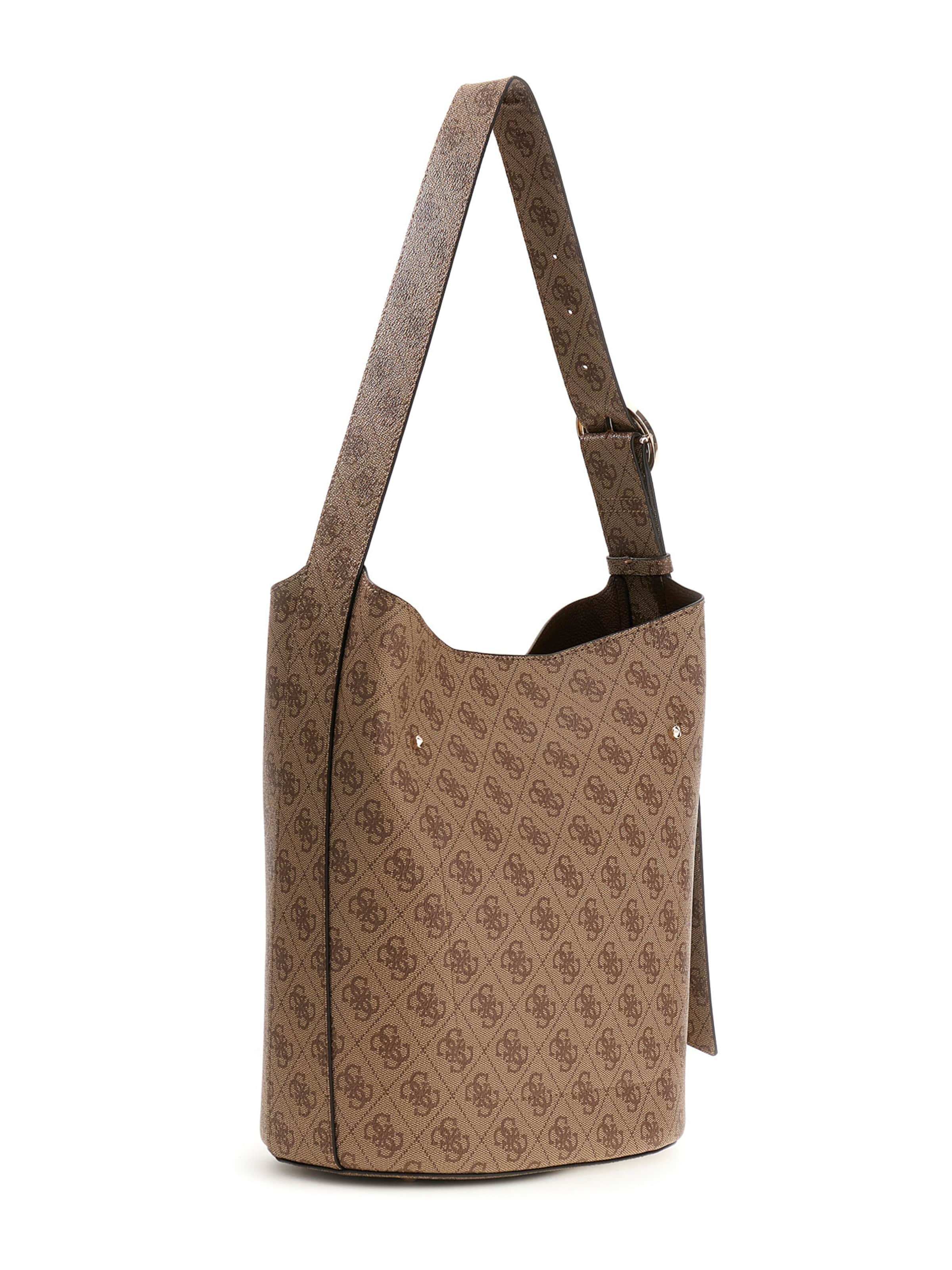 GUESS Taška přes rameno 'MERIDIAN II' – hnědá